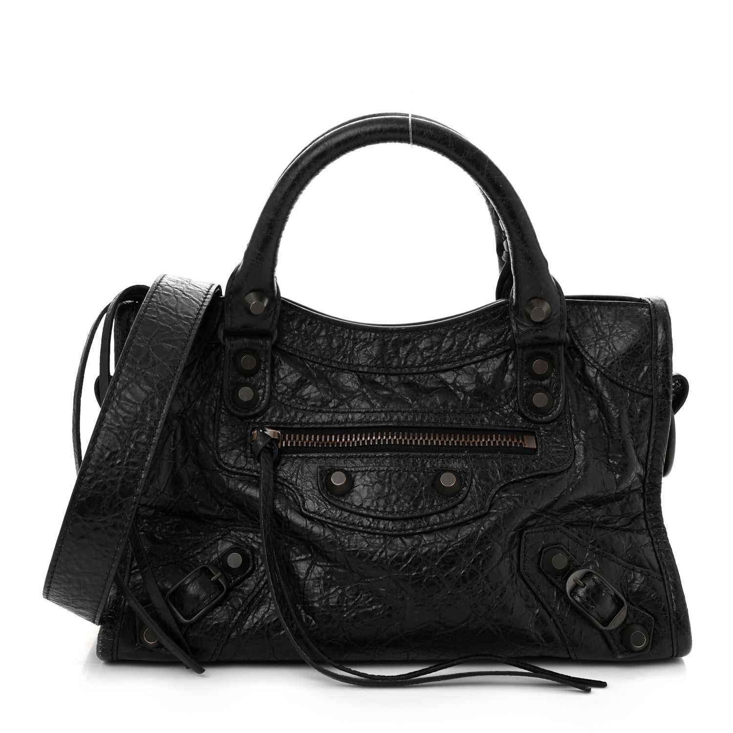 Balenciaga Agneau Arena Classic Hardware Le City Mini  Black 1 of 10