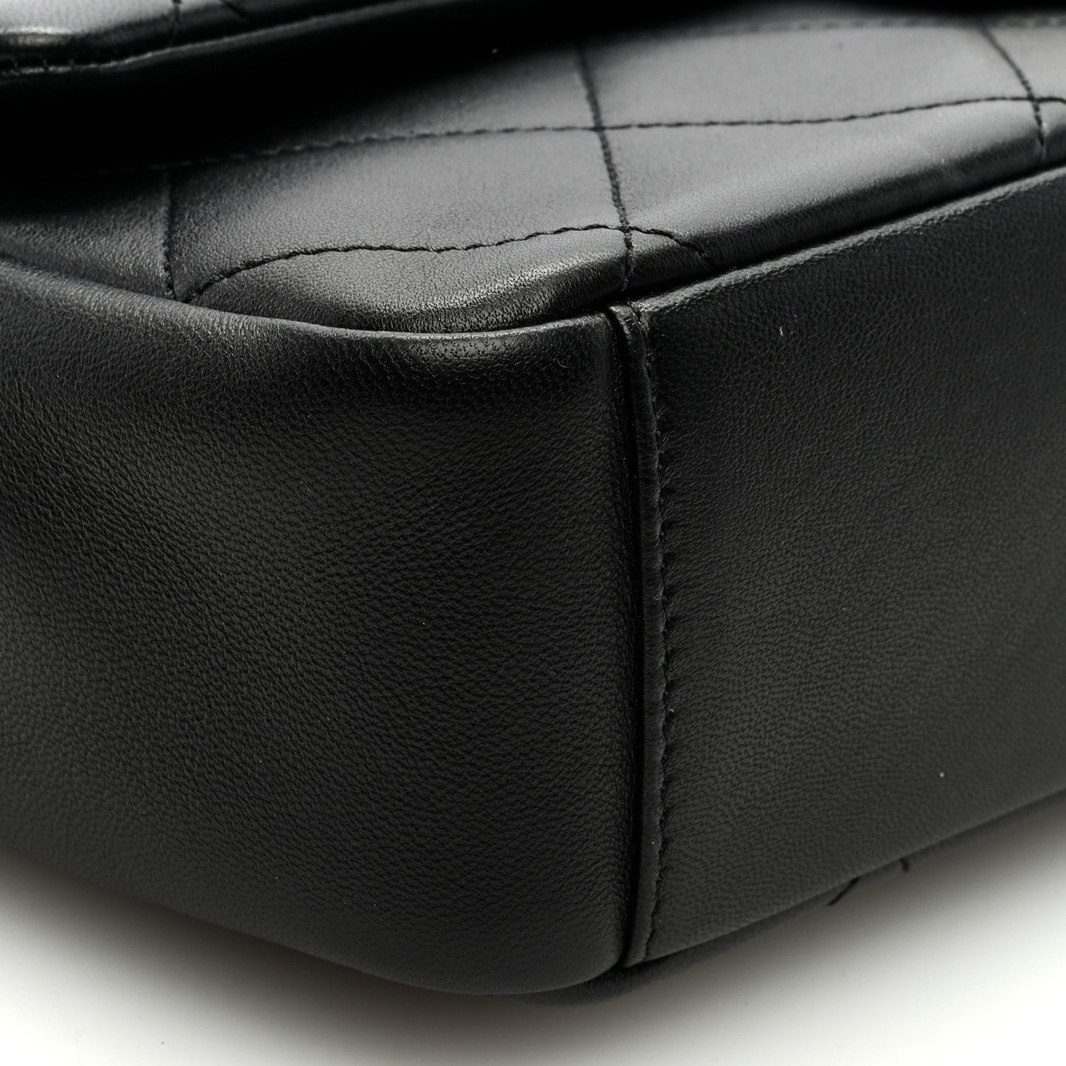 Chanel Lambskin Small A Real Catch Flap Bag Black 9 of 10