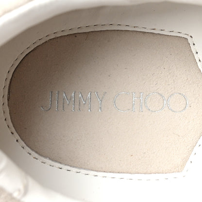 Jimmy Choo Neoprene Women LandonLow Top Sneakers 39 Grey White 7 of 8