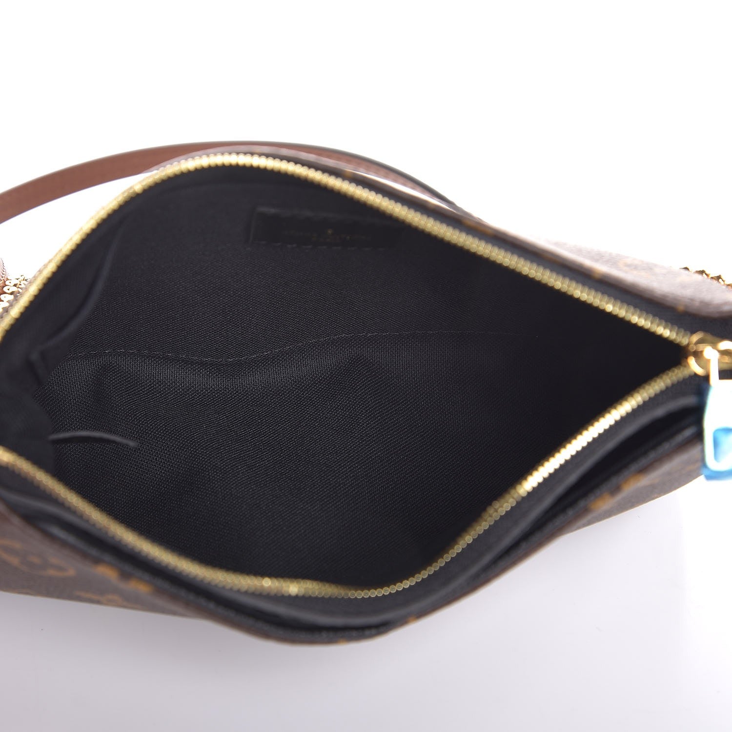 Louis Vuitton Monogram Pallas Clutch Black 5 of 9