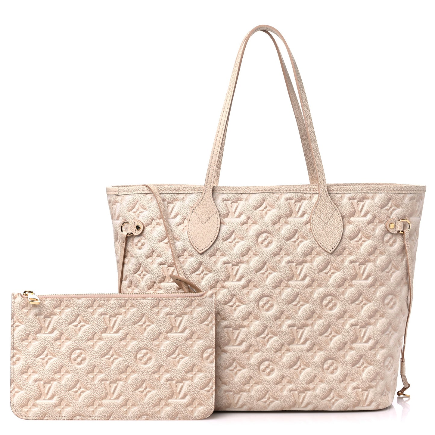 Empreinte Monogram Summer Stardust Neverfull MM Beige Clair