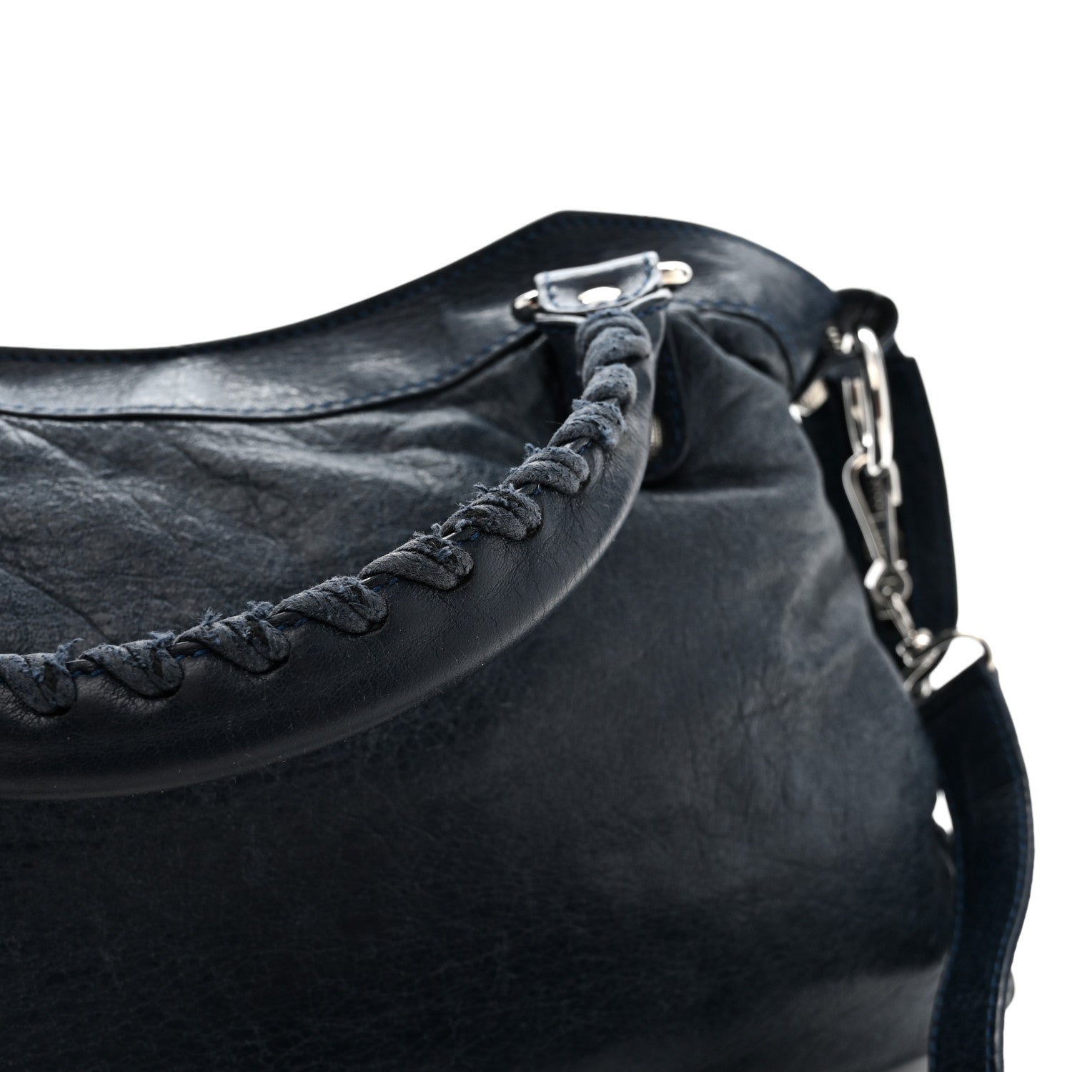 Balenciaga Agneau Giant 12 Silver Hardware Town Bleu Obscur 12 of 14