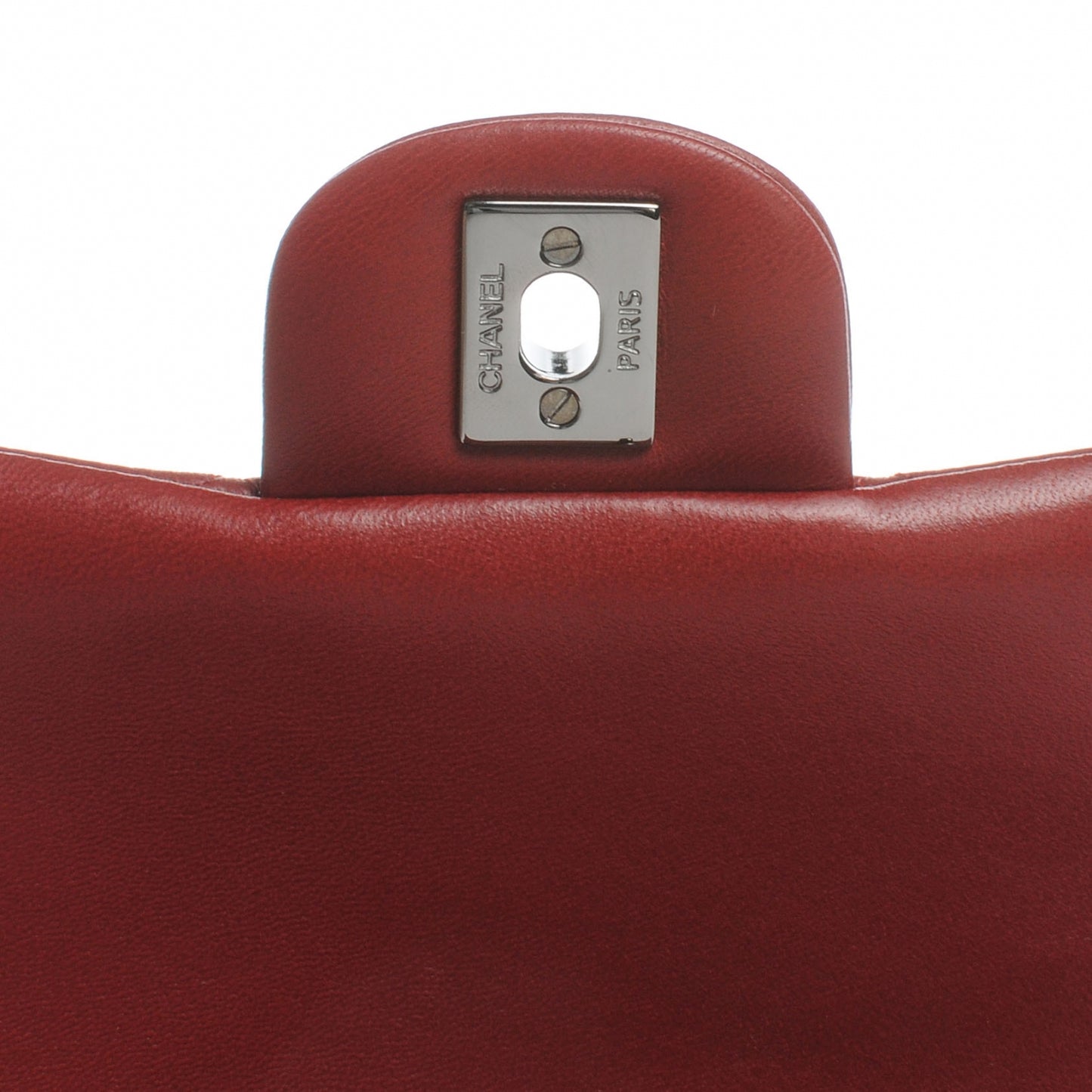 Lambskin Quilted Mini Square Flap Red