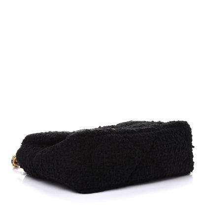 Chanel Tweed Quilted Medium Chanel 19 Flap Black 3 of 10