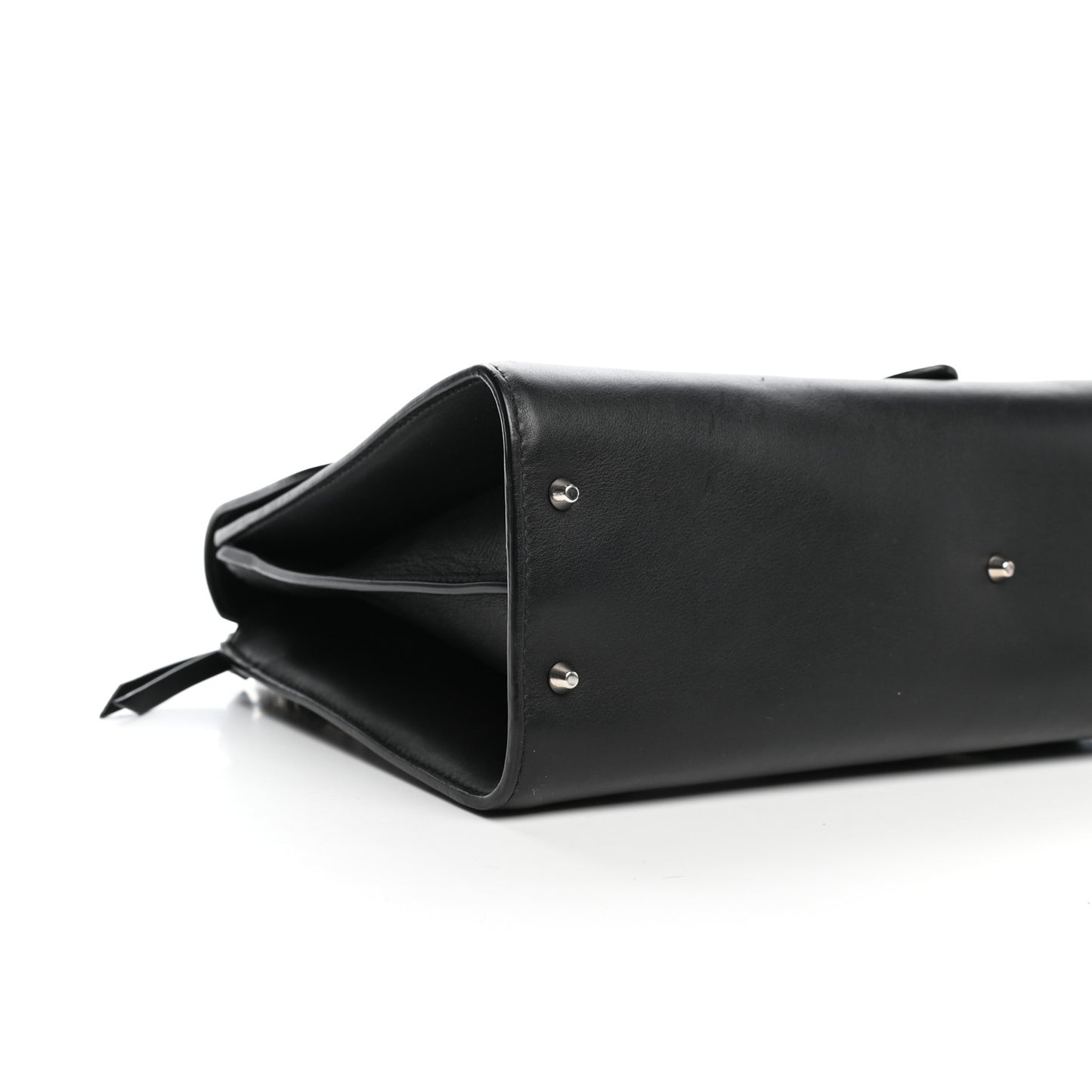 Moon Calfskin Medium Interlocking G Shoulder Bag Black