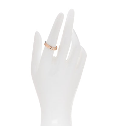 Cartier 18K Pink Gold Diamond 4mm LOVE Wedding Band Ring 55 7.25 2 of 5