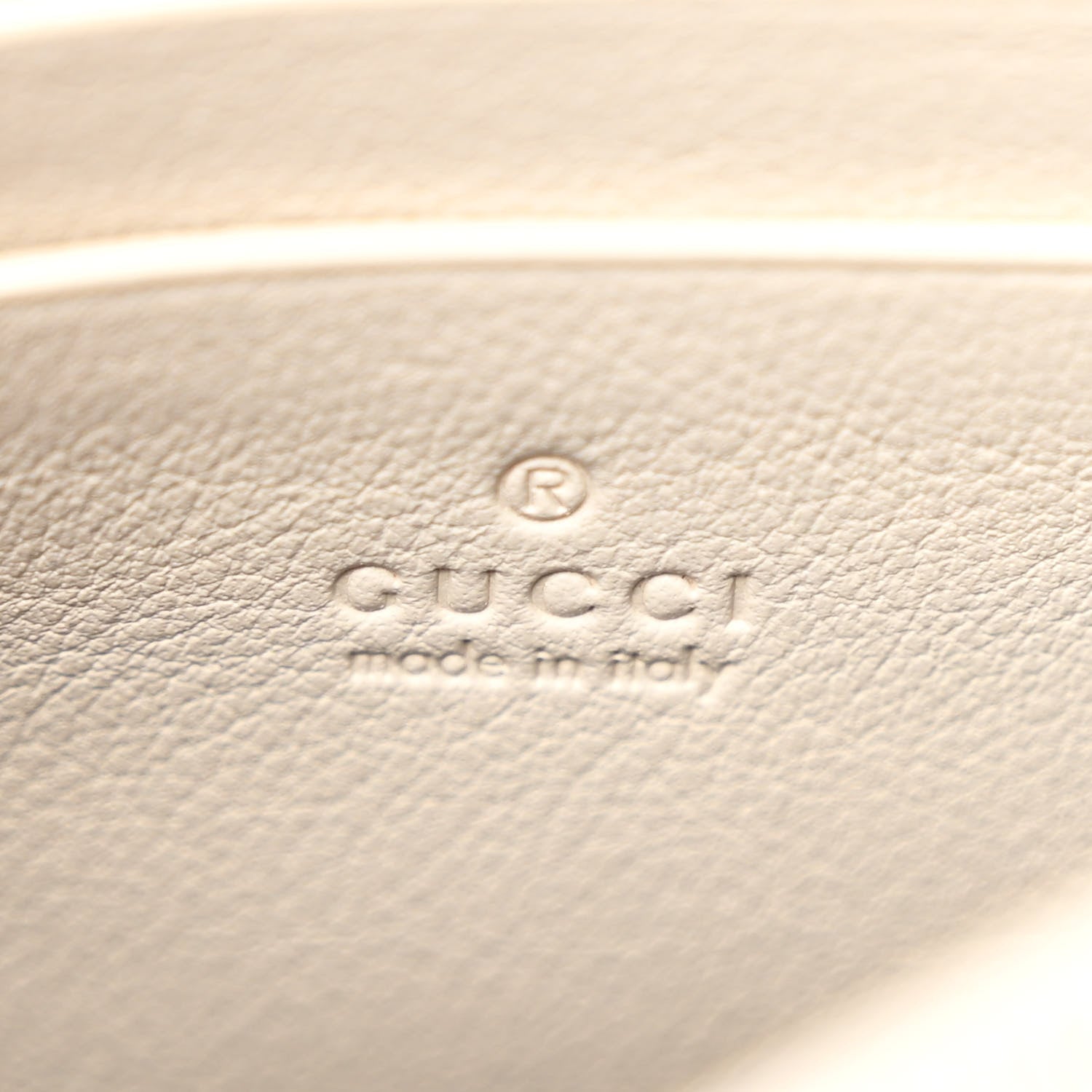 Gucci Roxy Calfskin Medium Blondie Chain Wallet Mystic White 7 of 14