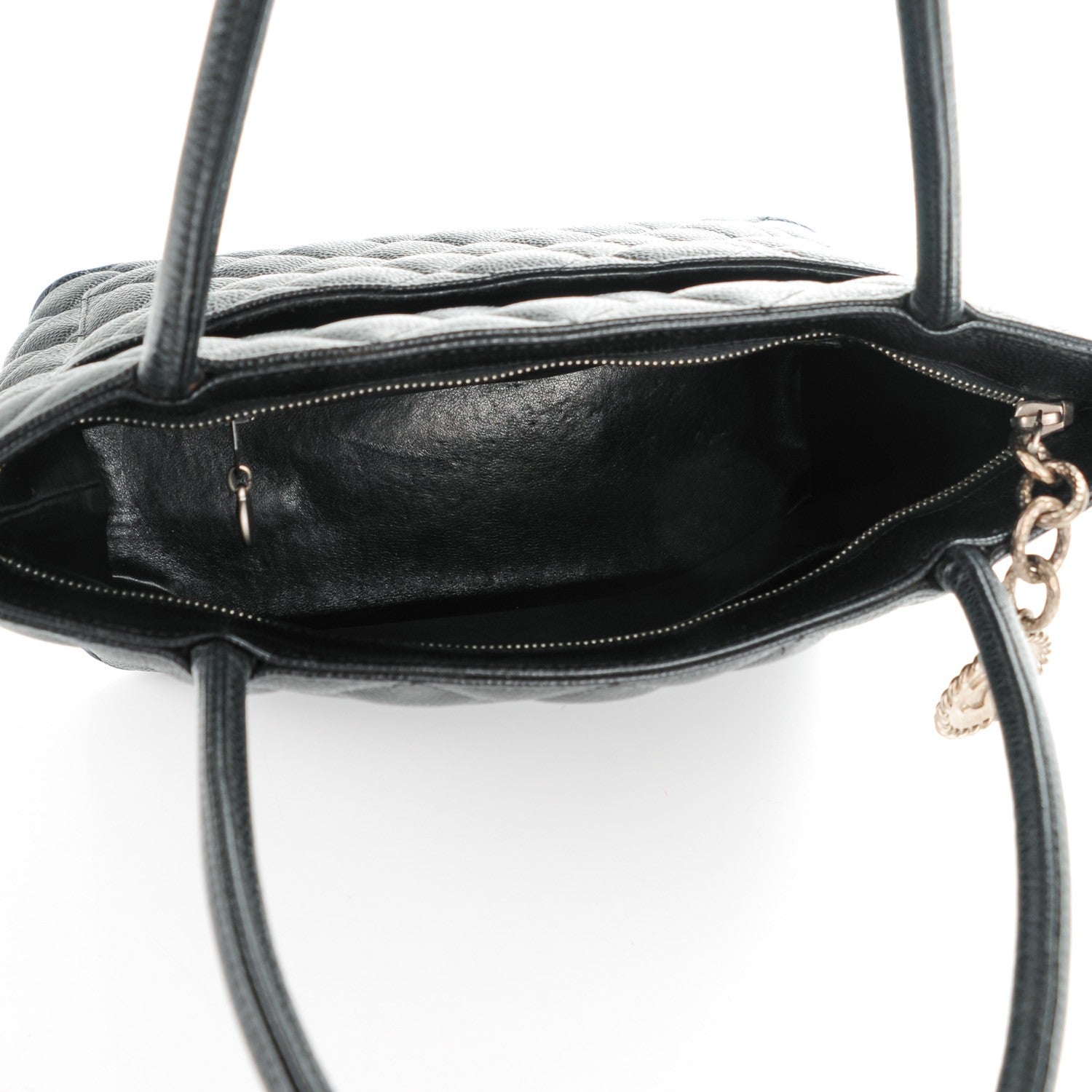 Chanel Caviar Quilted Medallion Tote Black 5 of 7