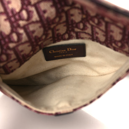Christian Dior Oblique Saddle Pouch Bordeaux 5 of 9