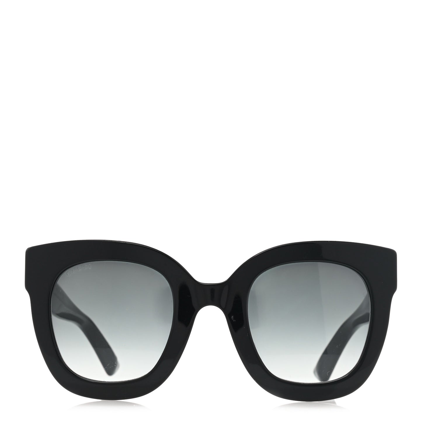 Acetate Crystal Star Round Frame Sunglasses GG0208S Black