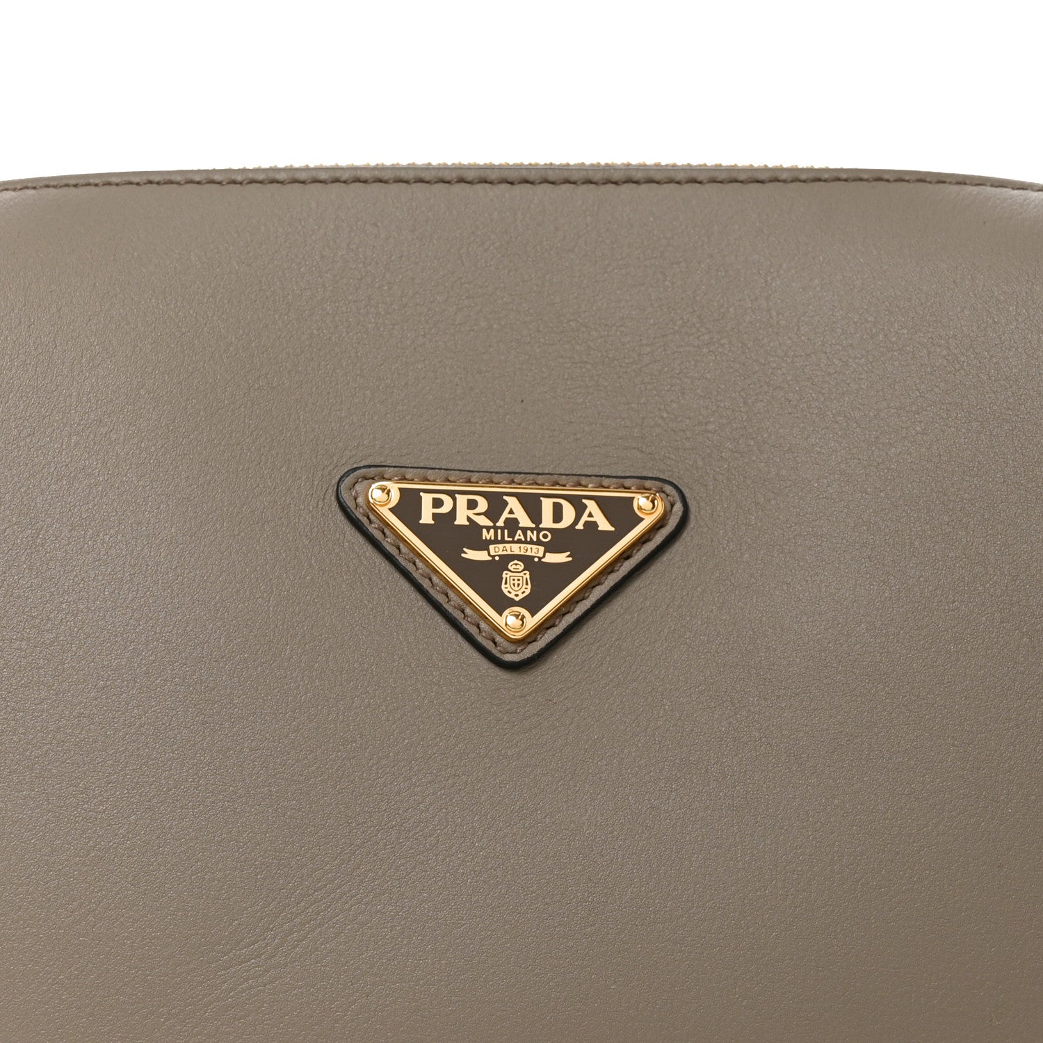 Prada Soft Calfskin Medium Darling Shoulder Bag Argilla 7 of 9