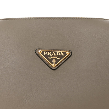 Prada Soft Calfskin Medium Darling Shoulder Bag Argilla 7 of 9