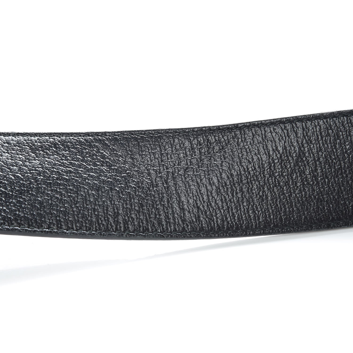 Gucci Textured Calfskin Double G 40mm Belt 95 38 Black 7 of 7