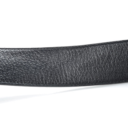 Gucci Textured Calfskin Double G 40mm Belt 95 38 Black 7 of 7