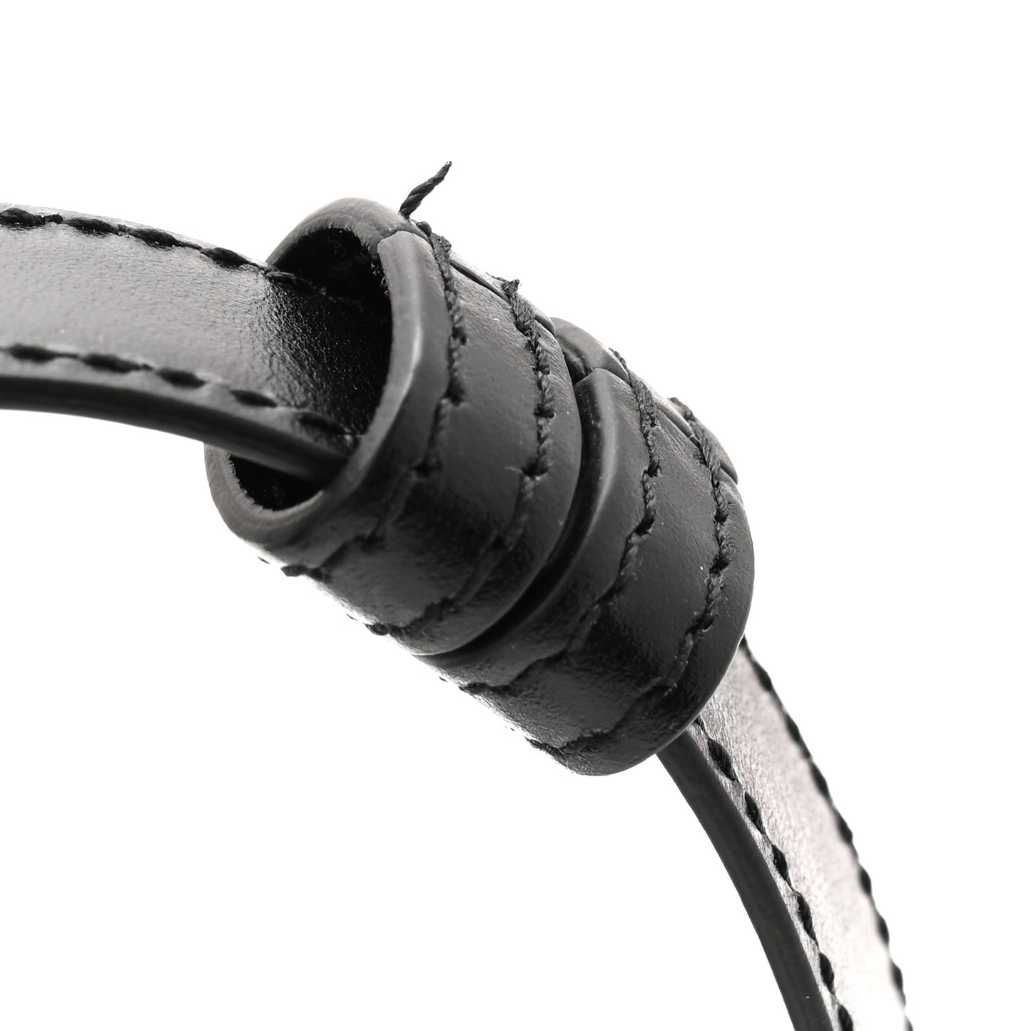 Calfskin The Curve Small Shoulder Bag Black