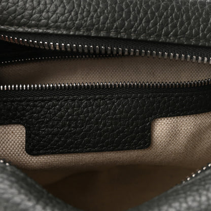 Bottega Veneta Grained Calfskin Intrecciato Medium Camera Bag Dark Green 6 of 9
