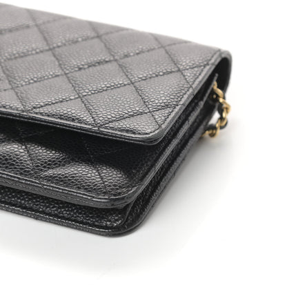 Chanel Caviar Quilted Wallet On Chain WOC Black 11 of 11