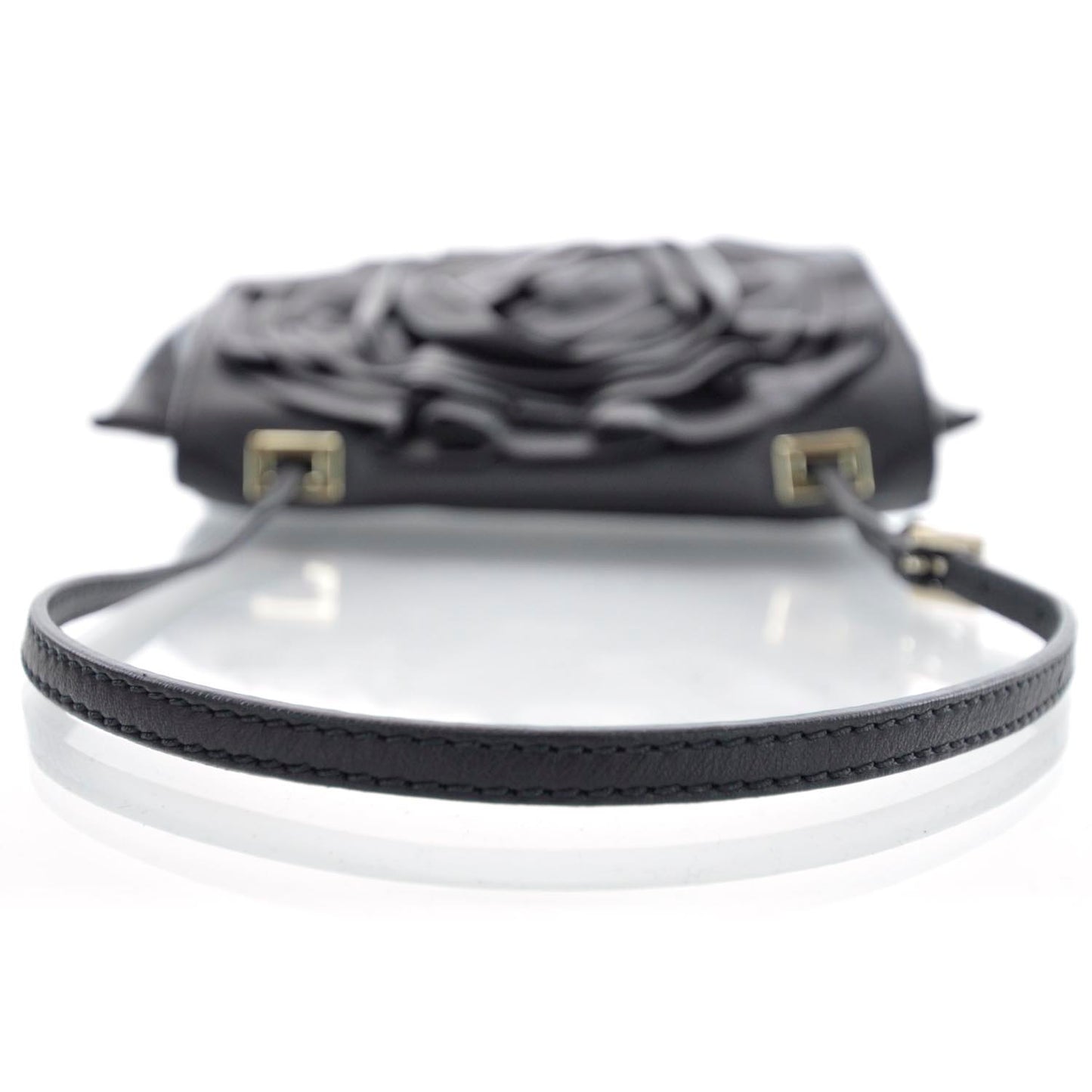 Rosette Evening Bag Black