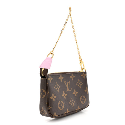 Louis Vuitton Monogram 2021 Christmas Animation Japanese Garden Mini Pochette Accessories Wisteria Pink 3 of 10