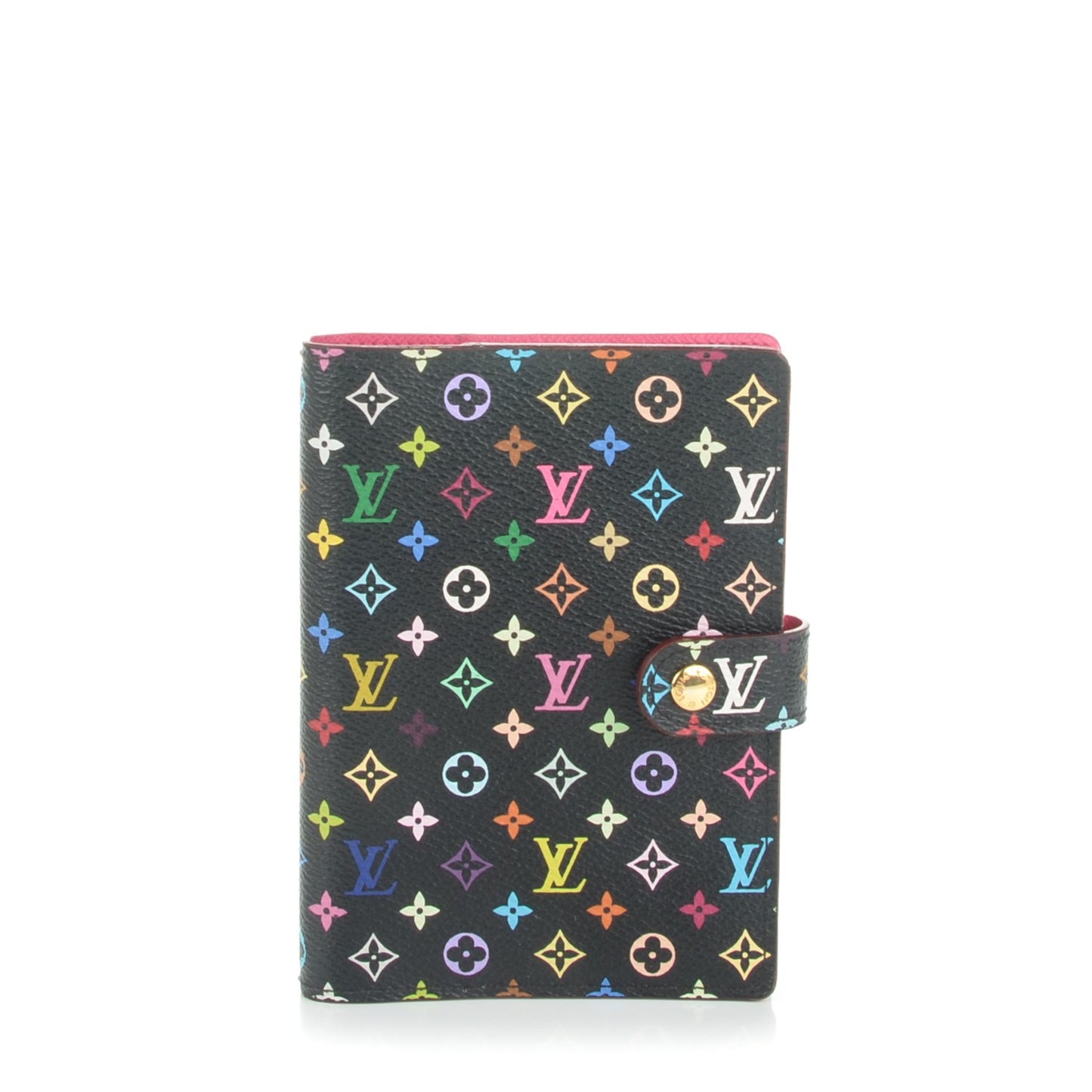 Monogram Multicolor Small Ring Agenda Cover Black Grenade