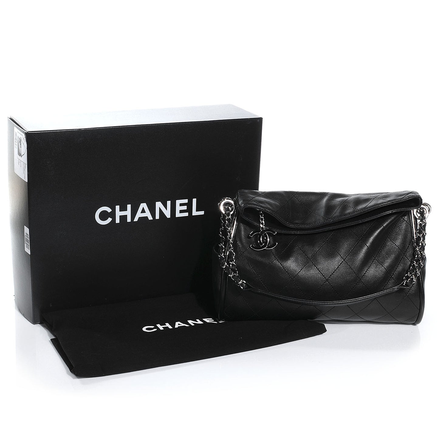 Lambskin Medium Ultimate Soft Tote Black