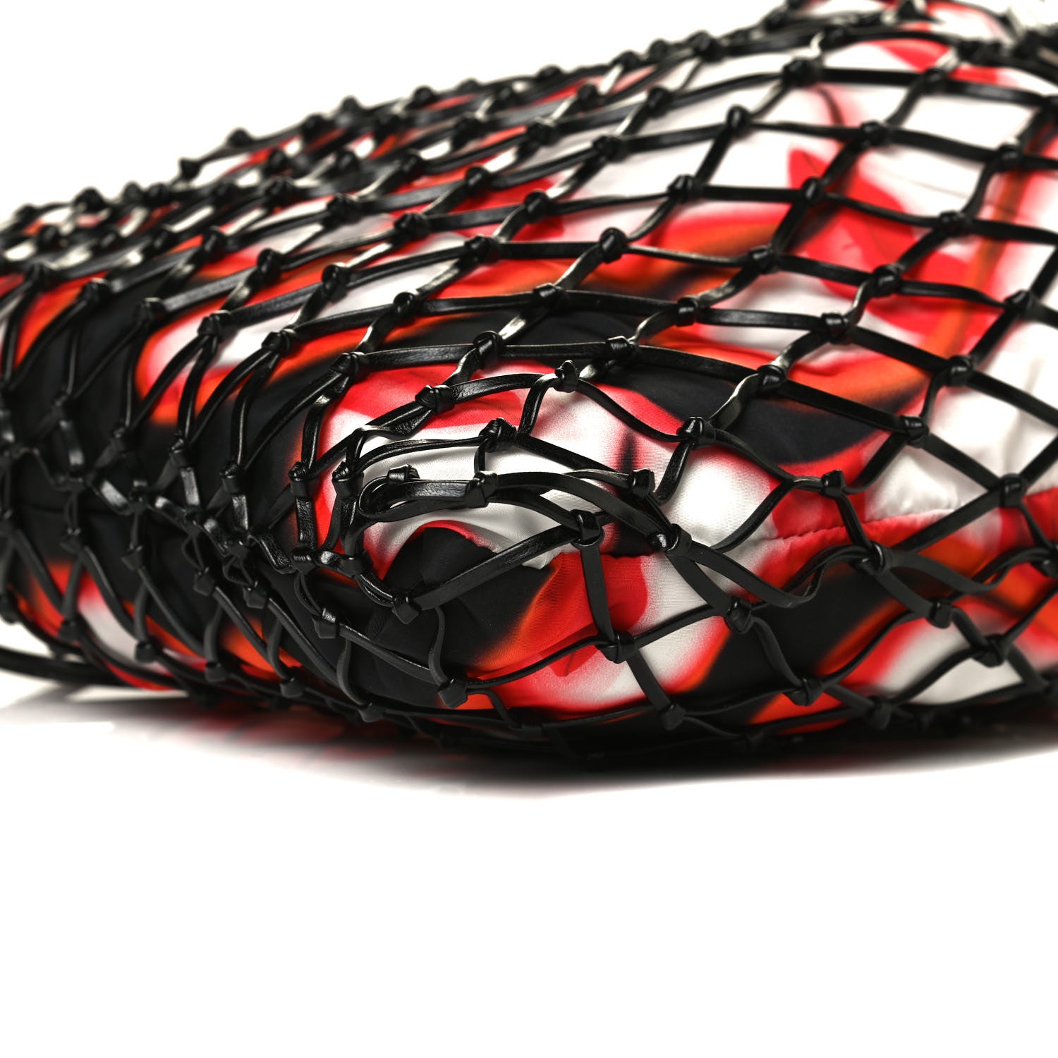 Prada Tessuto Nylon Lip Print Net Tote 9 of 10