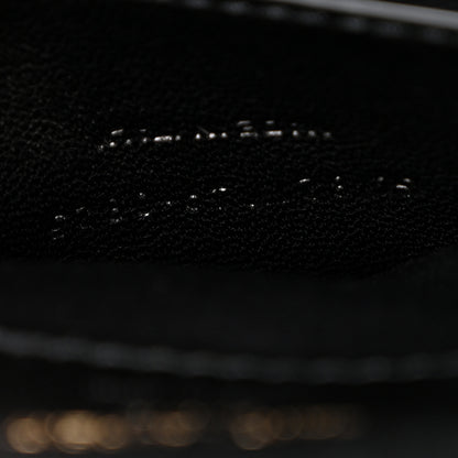 Saint Laurent Lambskin Chevron Quilted Mini Loulou Black 8 of 13