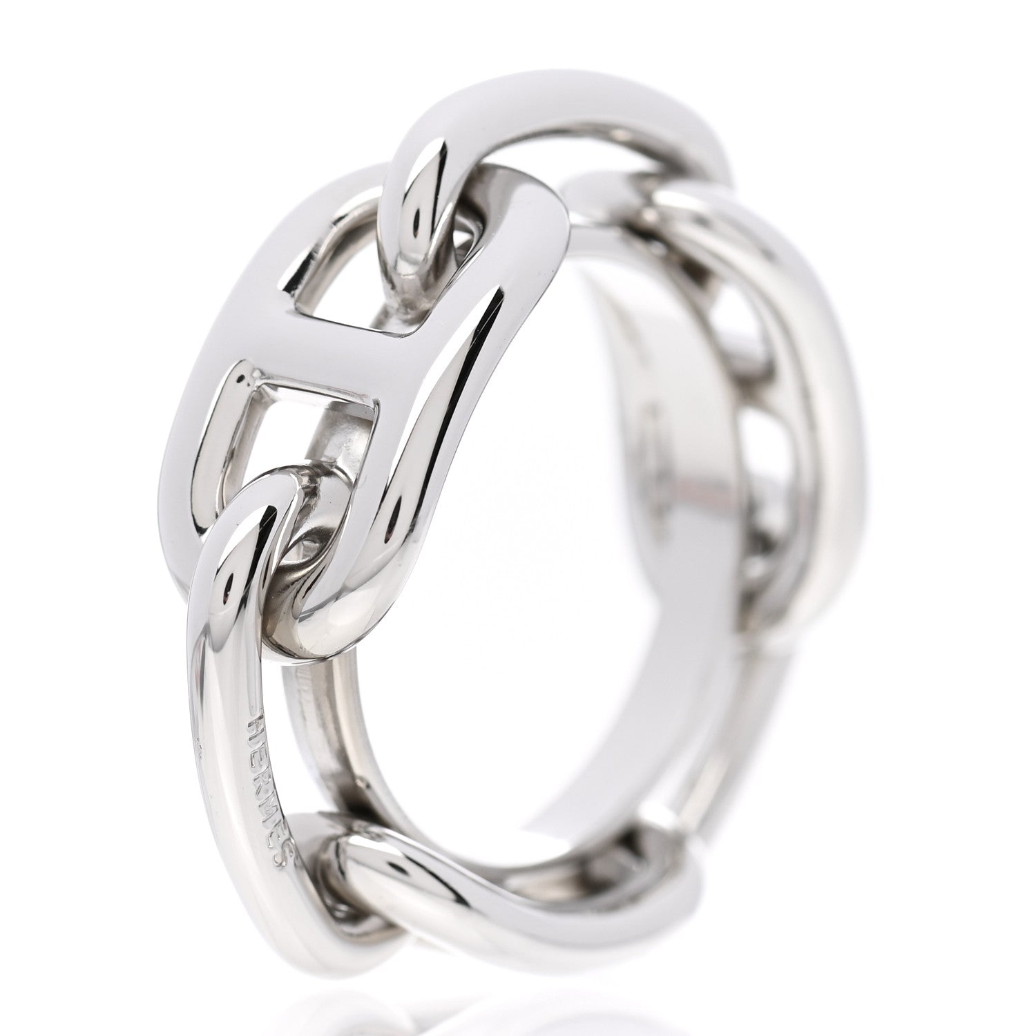 Hermes Palladium Regate Scarf Ring 3 of 6