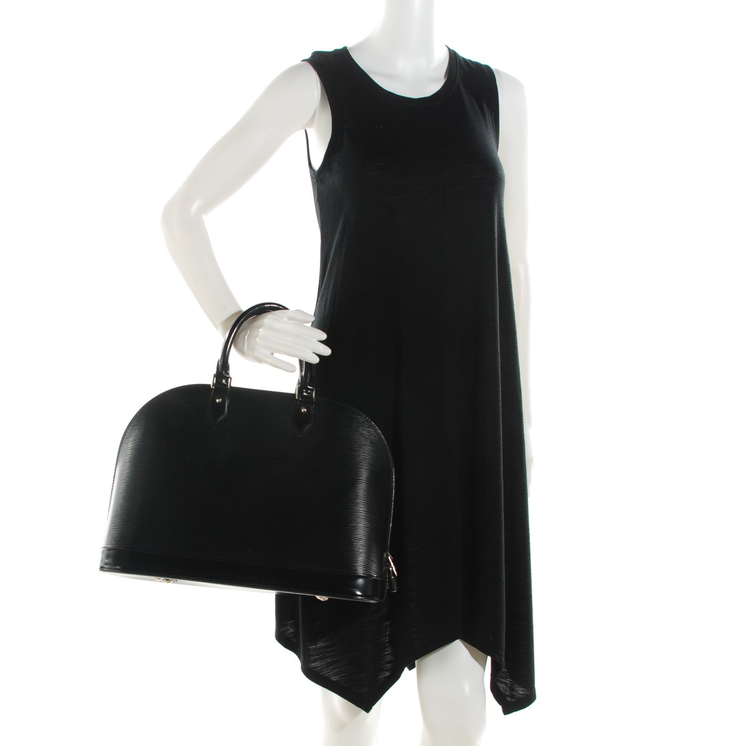 Louis Vuitton Epi Alma GM Black 2 of 7