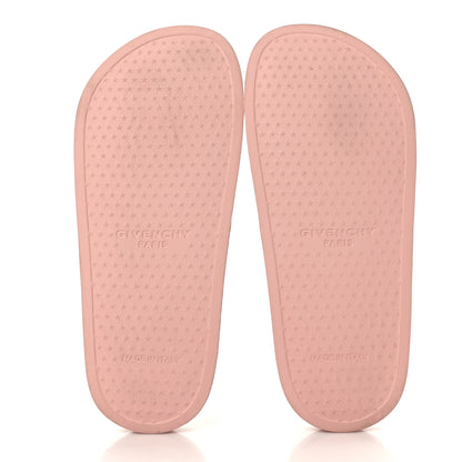 Givenchy Rubber Womens Logo Womens Pool Slides Sandals 36 Nude Pink 5 of 9