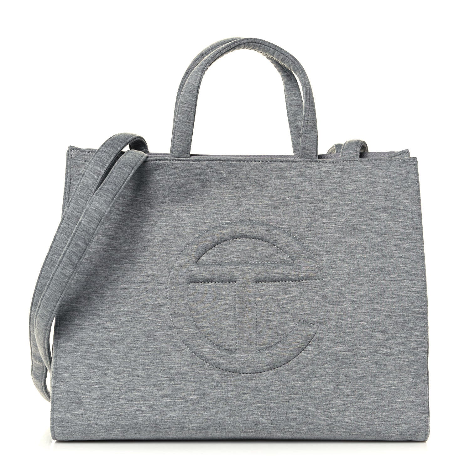 Telfar X UGG Fleece Medium Shopping Bag Grey 1 of 16