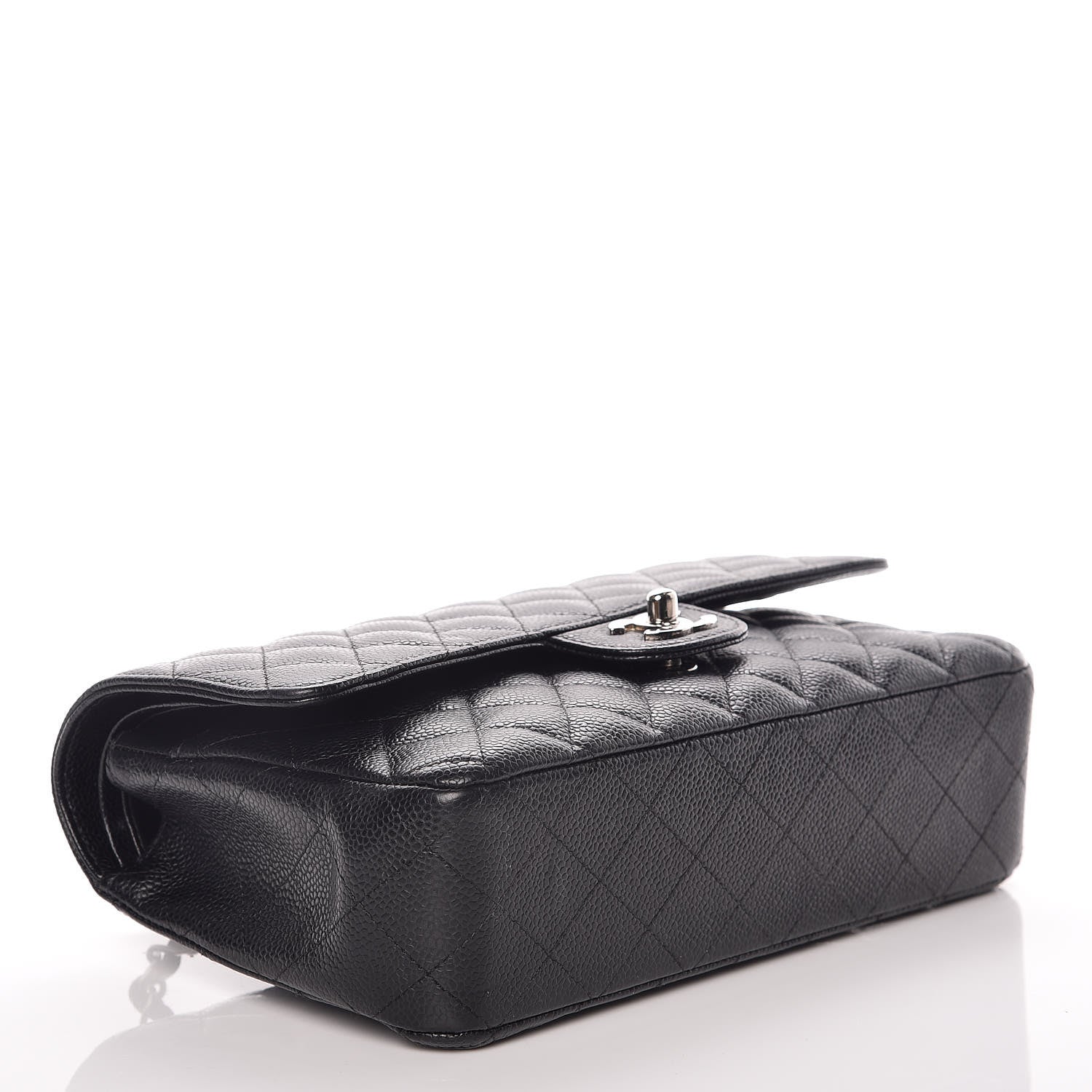Chanel Caviar Quilted Medium Double Flap Black 7 of 13