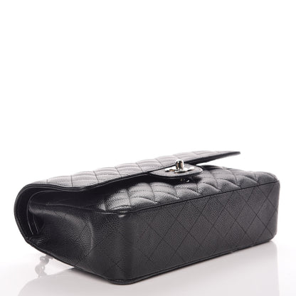 Chanel Caviar Quilted Medium Double Flap Black 7 of 13