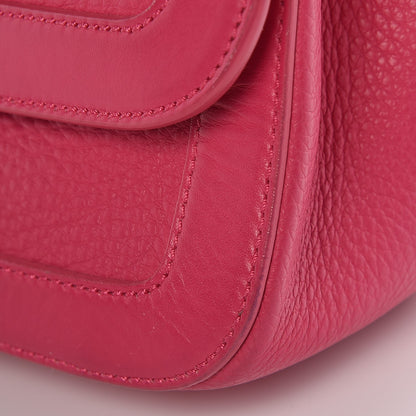 Christian Louboutin Grained Calfskin Sweet Charity Shoulder Bag Pink 9 of 9