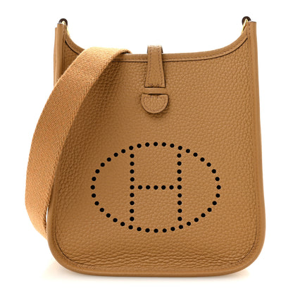 Hermes Taurillon Clemence Evelyne TPM Biscuit 1 of 11