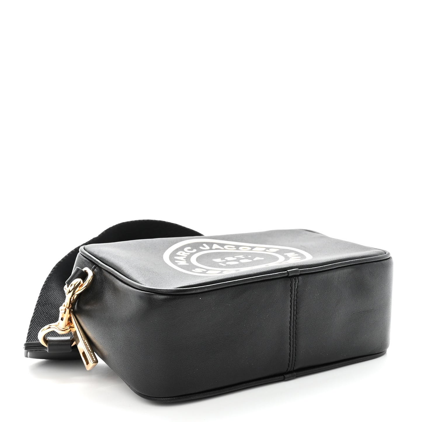 Calfskin Signet Flash Camera Bag Black