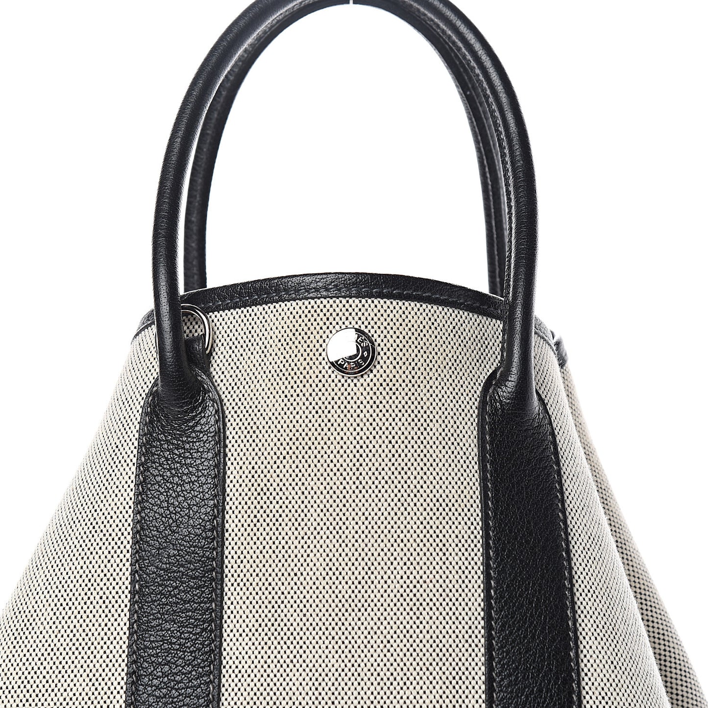 Buffle Skipper Toile Garden Party Vertical Tote Black