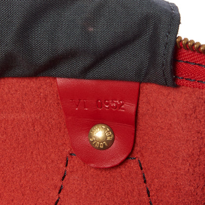 Louis Vuitton Epi Speedy 30 Castillan Red 9 of 10