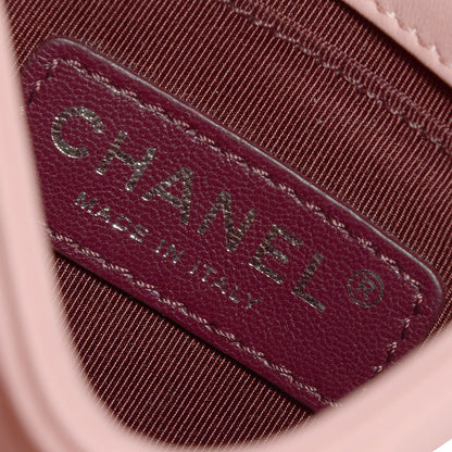 Chanel Lambskin Plexiglass Boy Brick Flap Pink 6 of 7