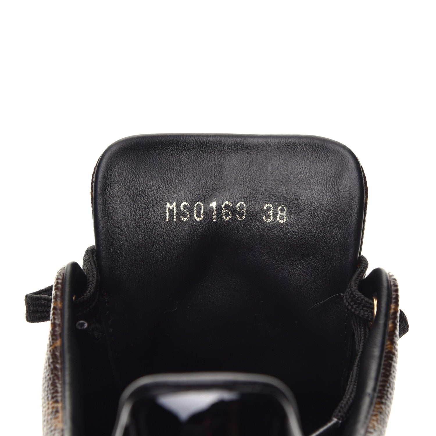 Louis Vuitton Patent Monogram Frontrow Sneakers 38 10 of 11