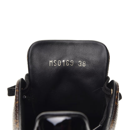 Louis Vuitton Patent Monogram Frontrow Sneakers 38 10 of 11