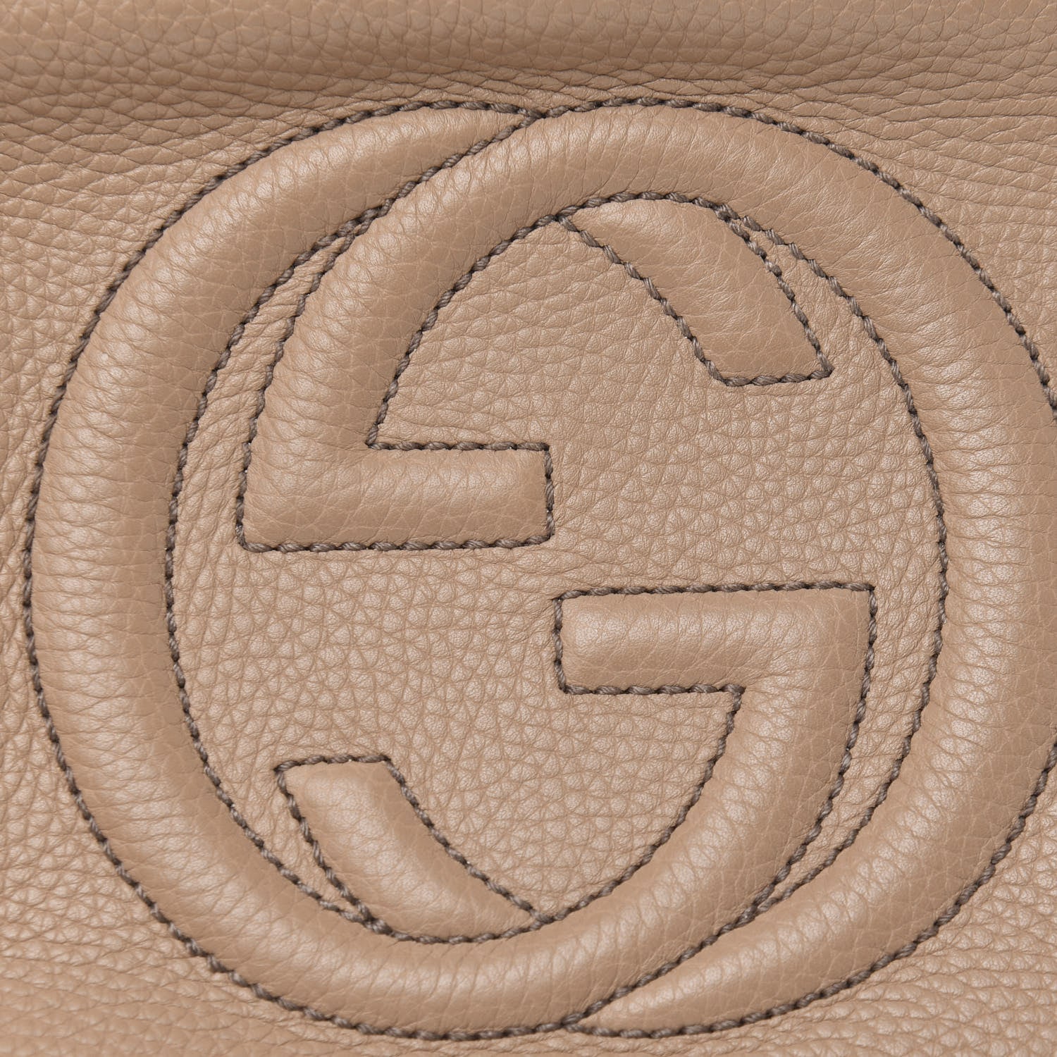 Gucci Pebbled Calfskin Small Soho Disco Bag Rose Beige 10 of 12