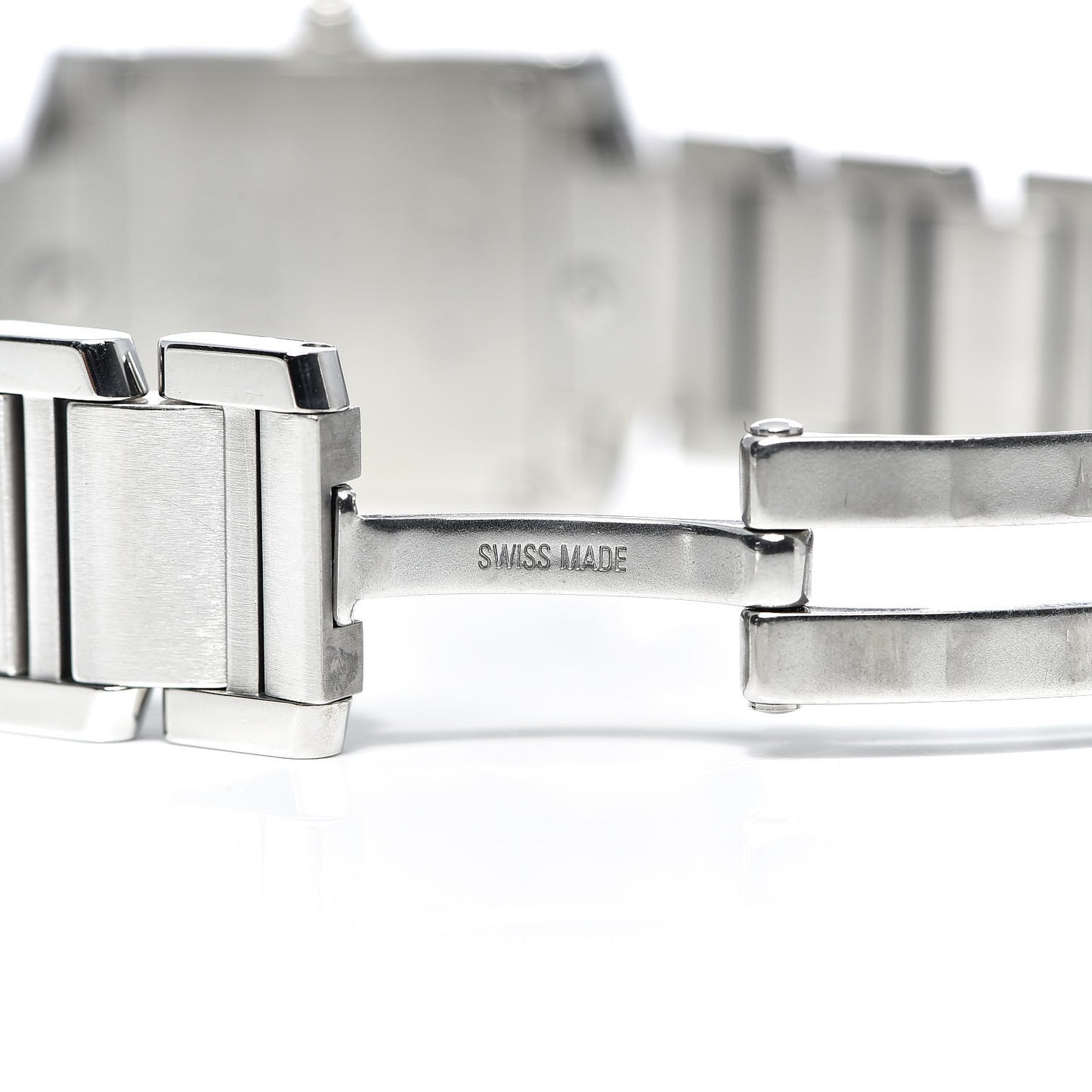 Stainless Steel 20mm Tank Francaise Quartz Watch