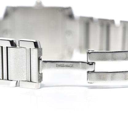 Cartier Stainless Steel 20mm Tank Francaise Quartz Watch 6 of 7