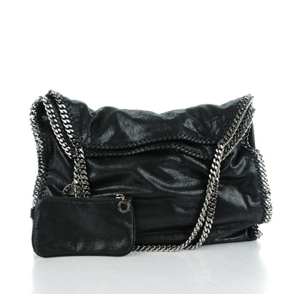Stella McCartney Shaggy Deer Big Falabella Tote Black 7 of 11