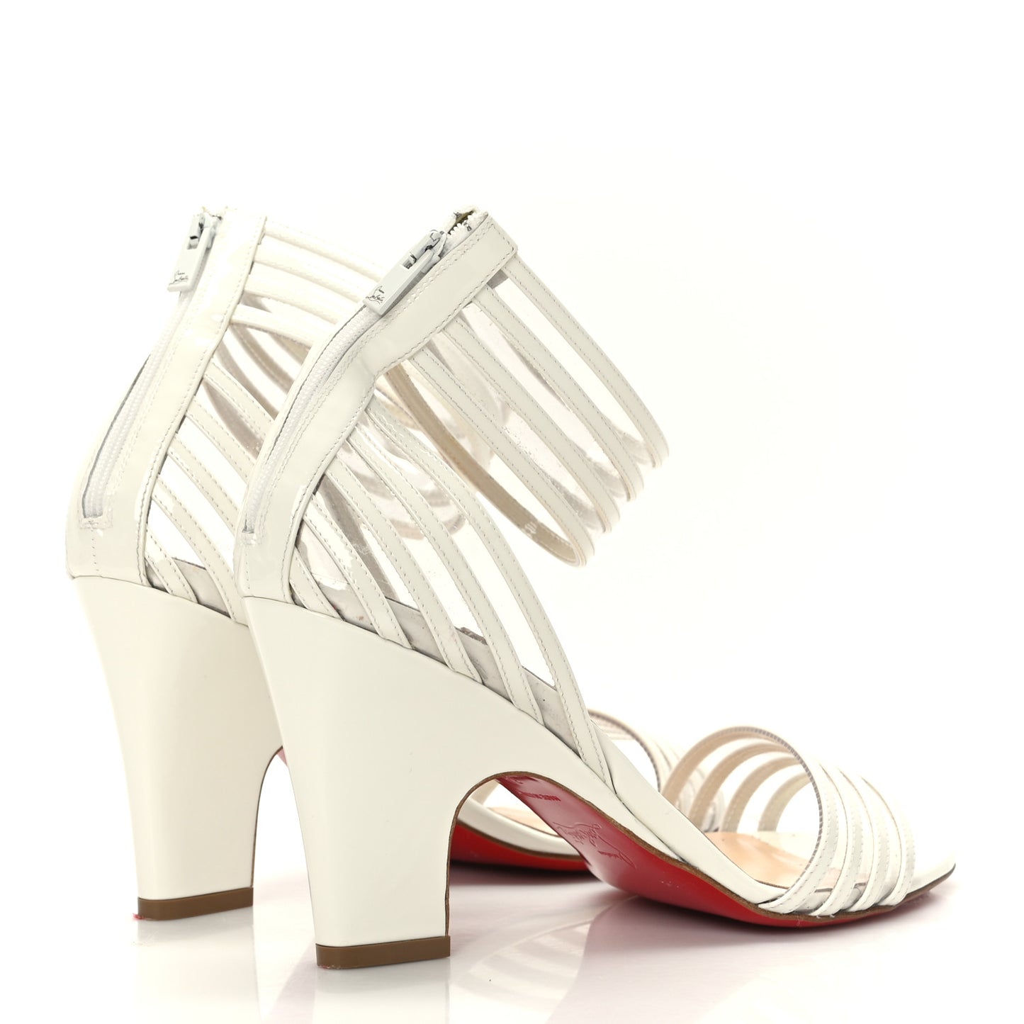 Patent PVC Myriadiam 85 Pumps 38 Snow