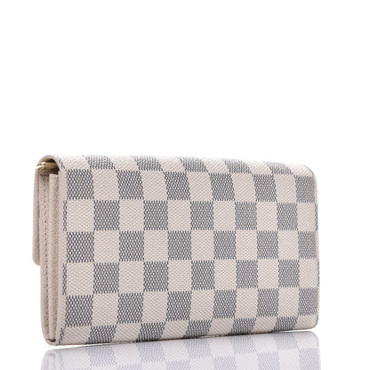 Louis Vuitton Damier Azur Sarah Wallet 3 of 11