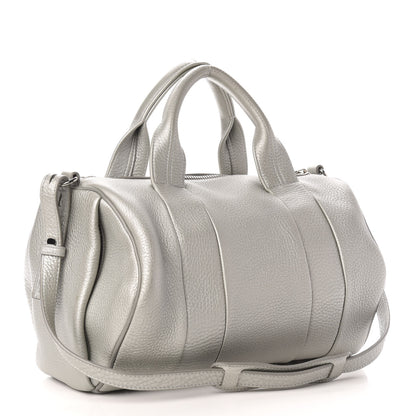 Alexander Wang Pebbled Lambskin Rocco Silver Rhodium Hardware 4 of 12