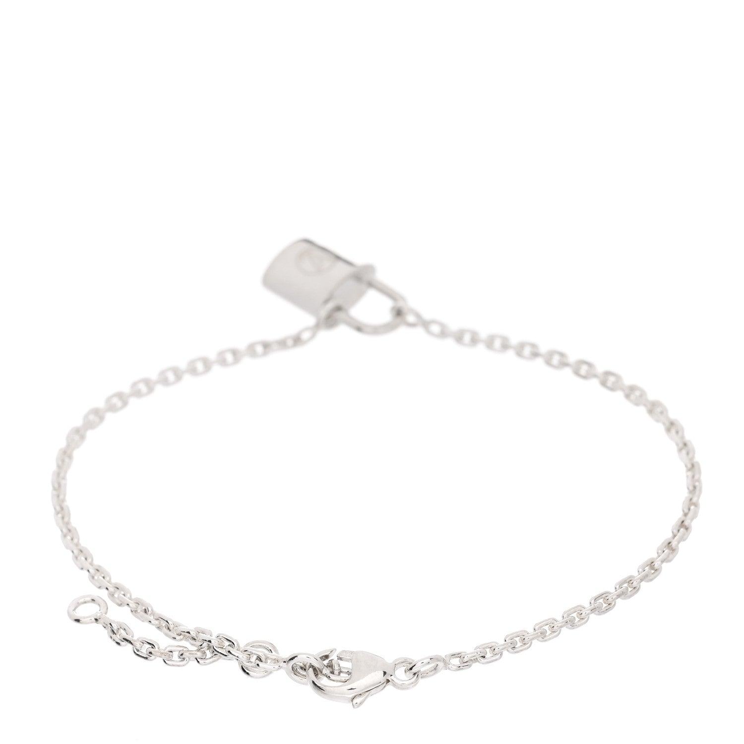 Louis Vuitton Sterling Silver Lockit Bracelet 2 of 3