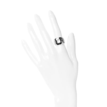 Hermes Sterling Silver Bague Hera Ring 51 5.75 2 of 7